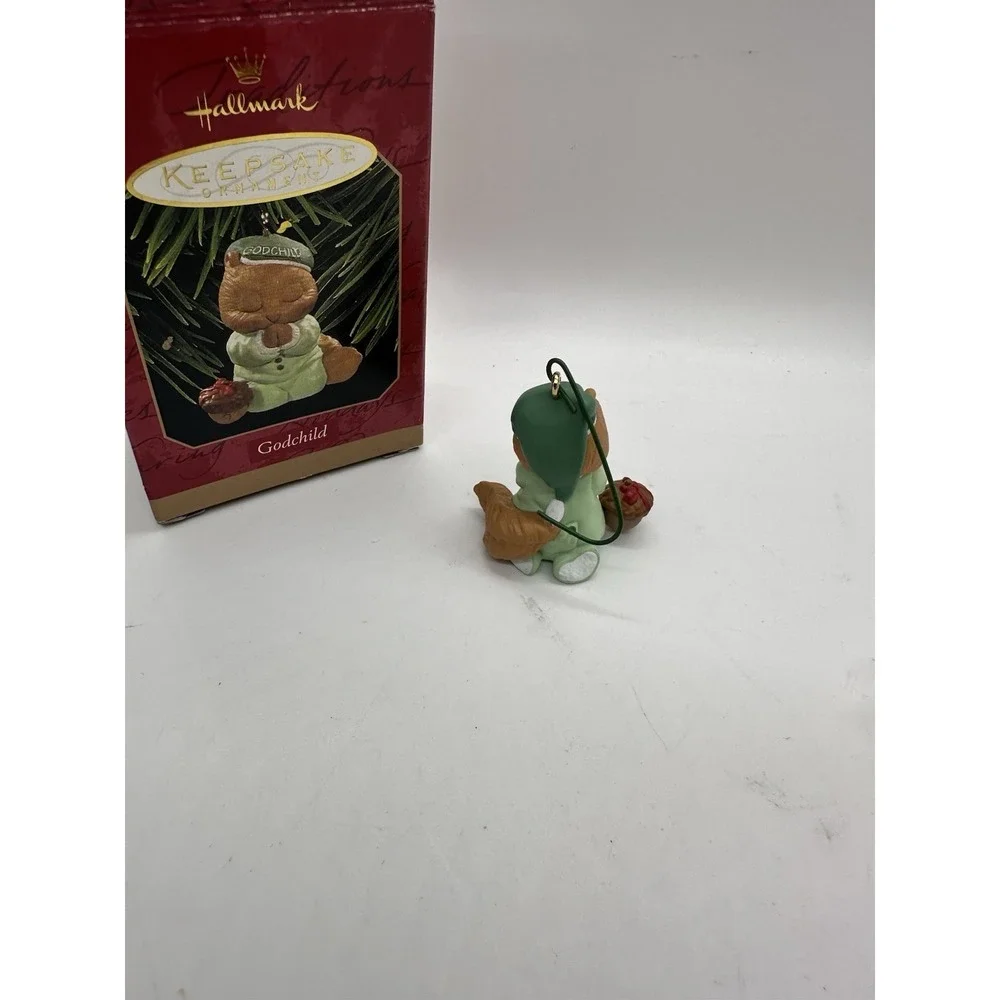 Hallmark Keepsake Ornament Godchild 1997 Katrina Bricker‎ w Box